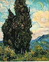 VAN GOGH VINCENT (1853-1890) - cypresses